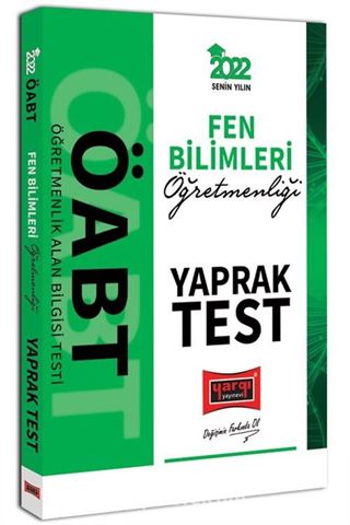 2022 ÖABT Fen Bilimleri Öğretmenliği Yaprak Test