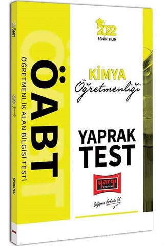 2022 ÖABT Kimya Öğretmenliği Yaprak Test