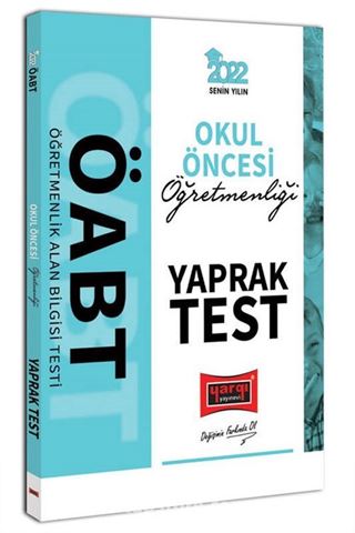 2022 ÖABT Okul Öncesi Öğretmenliği Yaprak Test