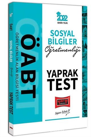 2022 ÖABT Sosyal Bilgiler Öğretmenliği Yaprak Test