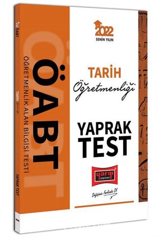 2022 ÖABT Tarih Öğretmenliği Yaprak Test