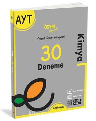 2022 AYT 30'lu Kimya Deneme Sınavı