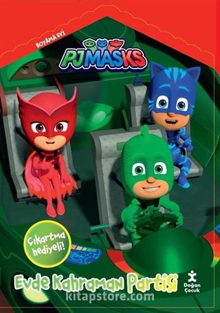 Pjmasks Boyama Evi Evde Kahraman Partisi