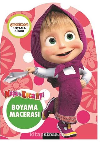 Maşa İle Koca Ayı Özel Kesimli Boyama Macerası