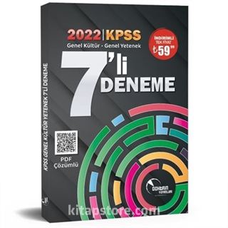 2022 KPSS Genel Kültür Yetenek 7'li Deneme Sınavı (PDF Çözümlü)