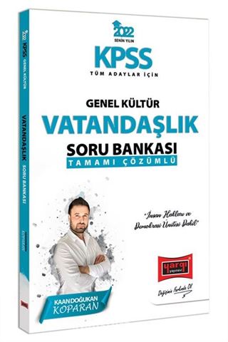 2022 KPSS Genel Kültür Tamamı Çözümlü Vatandaşlık Soru Bankası