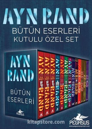 Ayn Rand Bütün Eserleri Kutulu Özel Set (13 Kitap)