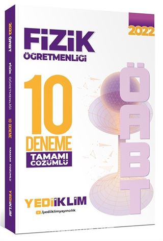 2022 ÖABT Fizik Öğretmenliği Tamamı Çözümlü 10 Deneme