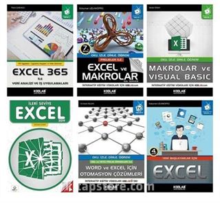 Süper Excel Eğitim Seti 2 (6 Kitap Takım)