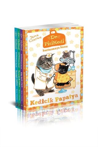 Dr. Pisikedi Serisi Takım Set (Renkli ve Resimli 4 Kitap)