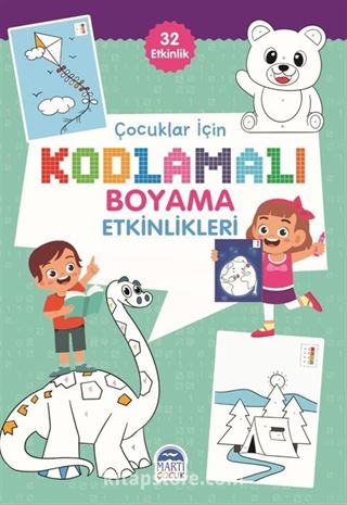 Çocuklar İçin Kodlama Etkinlikleri (Yeşil) (32 Etkinlik)