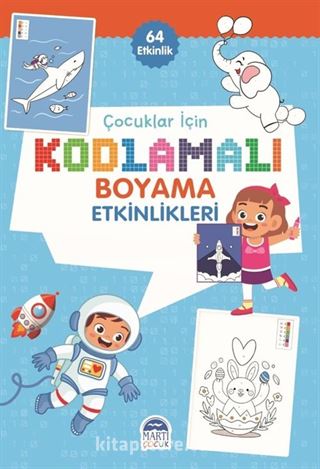 Çocuklar İçin Kodlama Etkinlikleri (Mavi) (64 Etkinlik)