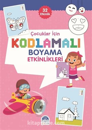 Çocuklar İçin Kodlama Etkinlikleri (Pembe) (32 Etkinlik)