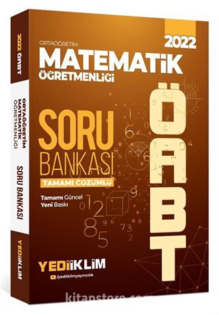 2022 ÖABT Ortaöğretim Matematik Öğretmenliği Tamamı Çözümlü Soru Bankası