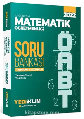 2022 ÖABT İlköğretim Matematik Öğretmenliği Tamamı Çözümlü Soru Bankası