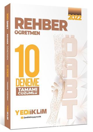 2022 ÖABT Rehber Öğretmen Tamamı Çözümlü 10 Deneme