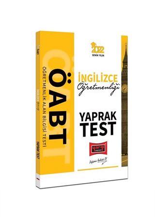 2022 ÖABT İngilizce Öğretmenliği Yaprak Test