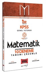 2022 KPSS Genel Yetenek Hedef Serisi IYI Matematik Tamamı Çözümlü 10 Deneme Sınavı