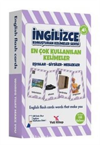 İngilizce Kelime Kartları Eşyalar-Giysiler-Meslekler