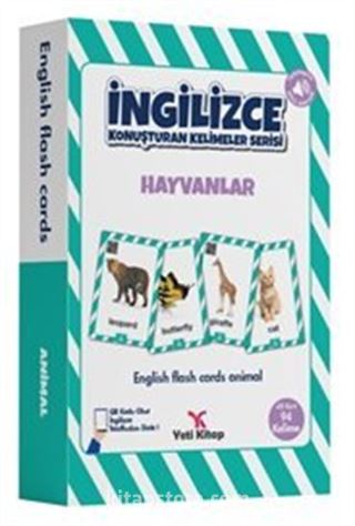 İngilizce Kelime Kartları Hayvanlar