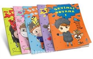 Sevimli Boyama (5 Kitap Set)