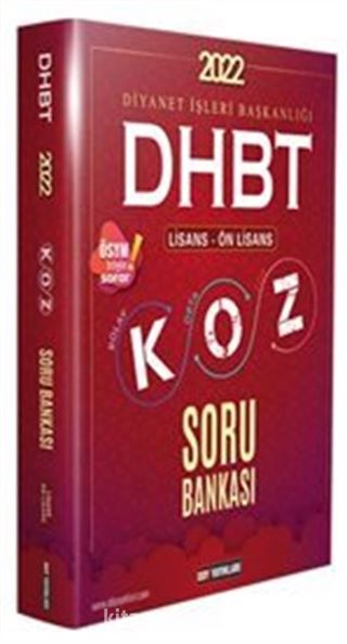 2022 DHBT Koz Lisans Önlisans Soru Bankası