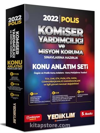 2022 Komiser Yardımcılığı ve Misyon Koruma Sınavlarına Hazırlık Konu Anlatımlı Modüler Set