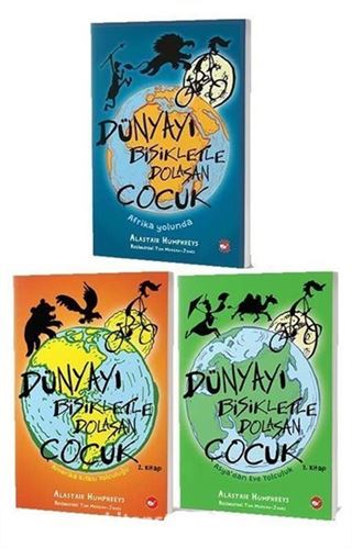 Dünyayı Bisikletle Dolaşan Çocuk Seti (3 Kitap Takım)