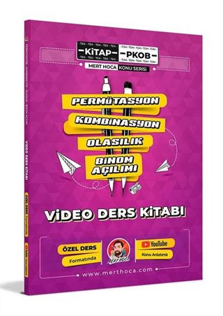 Permütasyon Kombinasyon Olasılık Binom Açılımı Video Ders Kitabı