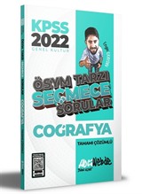 2022 KPSS Coğrafya ÖSYM Tarzı Seçmece Sorular Tamamı Çözümlü Soru Bankası