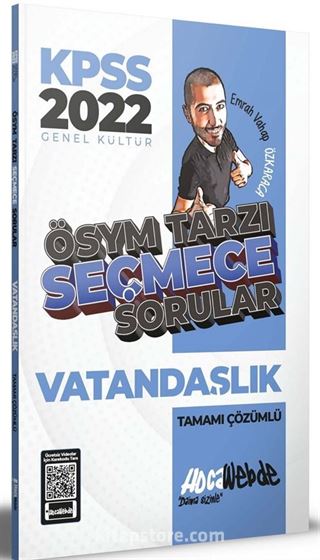 2022 KPSS Vatandaşlık ÖSYM Tarzı Seçmece Sorular Tamamı Çözümlü Soru Bankası