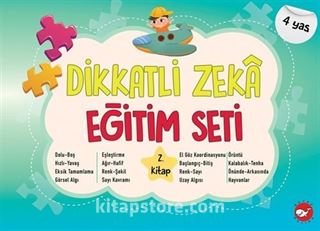 Dikkatli Zeka Eğitim Seti 2. Kitap (4 Yaş)