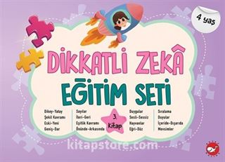 Dikkatli Zeka Eğitim Seti 3. Kitap (4 Yaş)