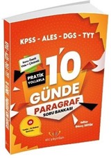 KPSS ALES DGS TYT 10 Günde Paragraf Soru Bankası