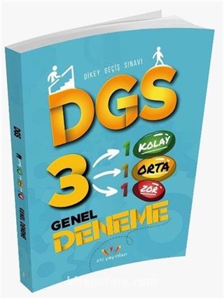 DGS 1 Kolay 1 Orta 1 Zor Video Çözümlü 3 Genel Deneme