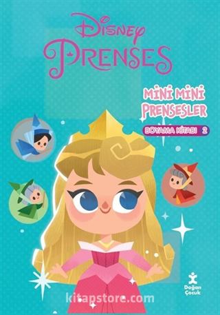 Disney Prenses Mini Mini Prensesler Boyama Kitabı 2