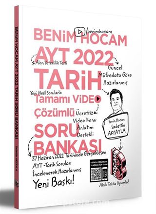 2022 AYT Tarih Tamamı Video Çözümlü Soru Bankası