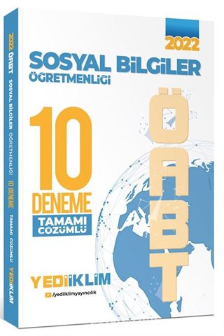 2022 ÖABT Sosyal Bilgiler Öğretmenliği Tamamı Çözümlü 10 Deneme