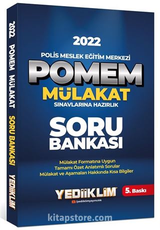 2022 POMEM Mülakat Sınavlarına Hazırlık Soru Bankası