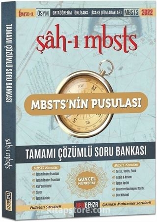 Şah-ı MBSTS MBSTS nin Pusulası Tamamı Çözümlü Soru Bankası