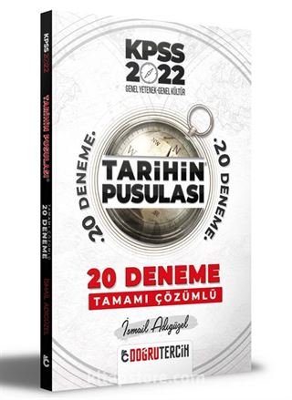 2022 KPSS Tarihin Pusulası Tamamı Çözümlü 20 Deneme