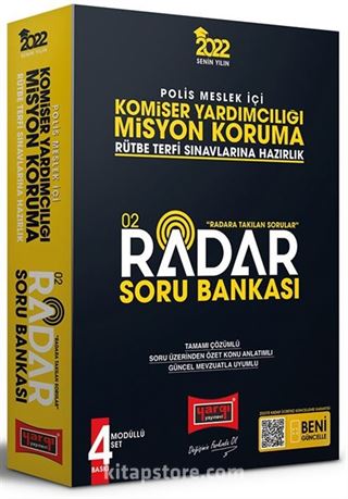 2022 Polis Meslek İçi Komiser Yardımcılığı Misyon Koruma Radar Soru Bankası