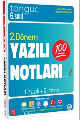 6. Sınıf Yazılı Notları 2. Dönem 1 ve 2. Yazılı