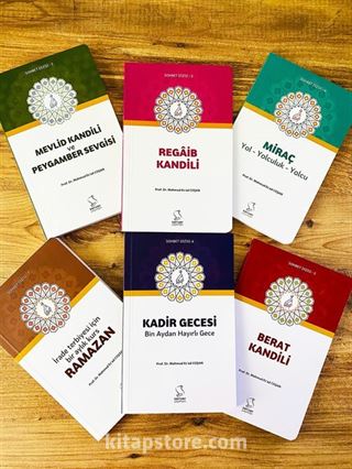 Prof. Dr. Mahmud Es'ad Coşan Kandil Seti (6 Kitap) (Cep Boy)