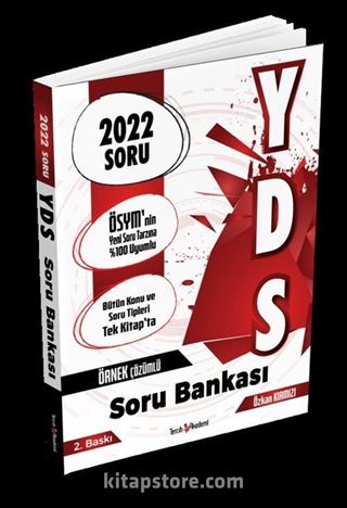 YDS Soru Bankası Örnek Çözümlü 2022 Soru