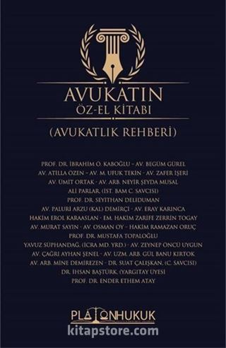 Avukatın Özel El Kitabı - Avukatlık Rehberi