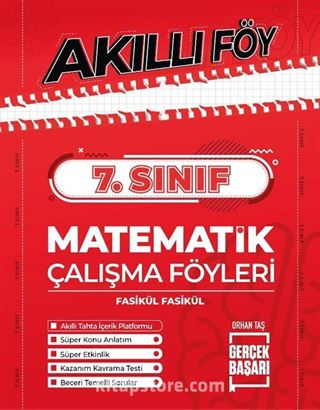 7. Sınıf Akıllı Föy Matematik Çalışma Föyleri Fasikül Fasikül