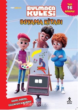 TRT Çocuk Bulmaca Kulesi Boyama Kitabı