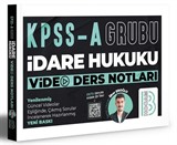 KPSS A Grubu İdare Hukuku Video Ders Notları