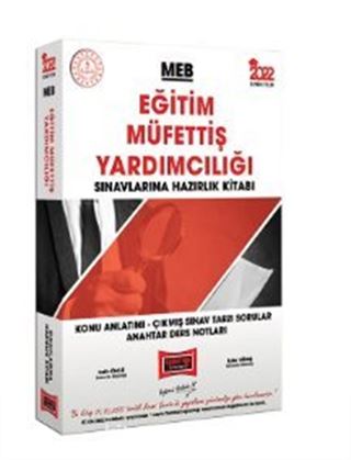 2022 MEB Eğitim Müfettiş Yardımcılığı Sınavlarına Hazırlık Kitabı